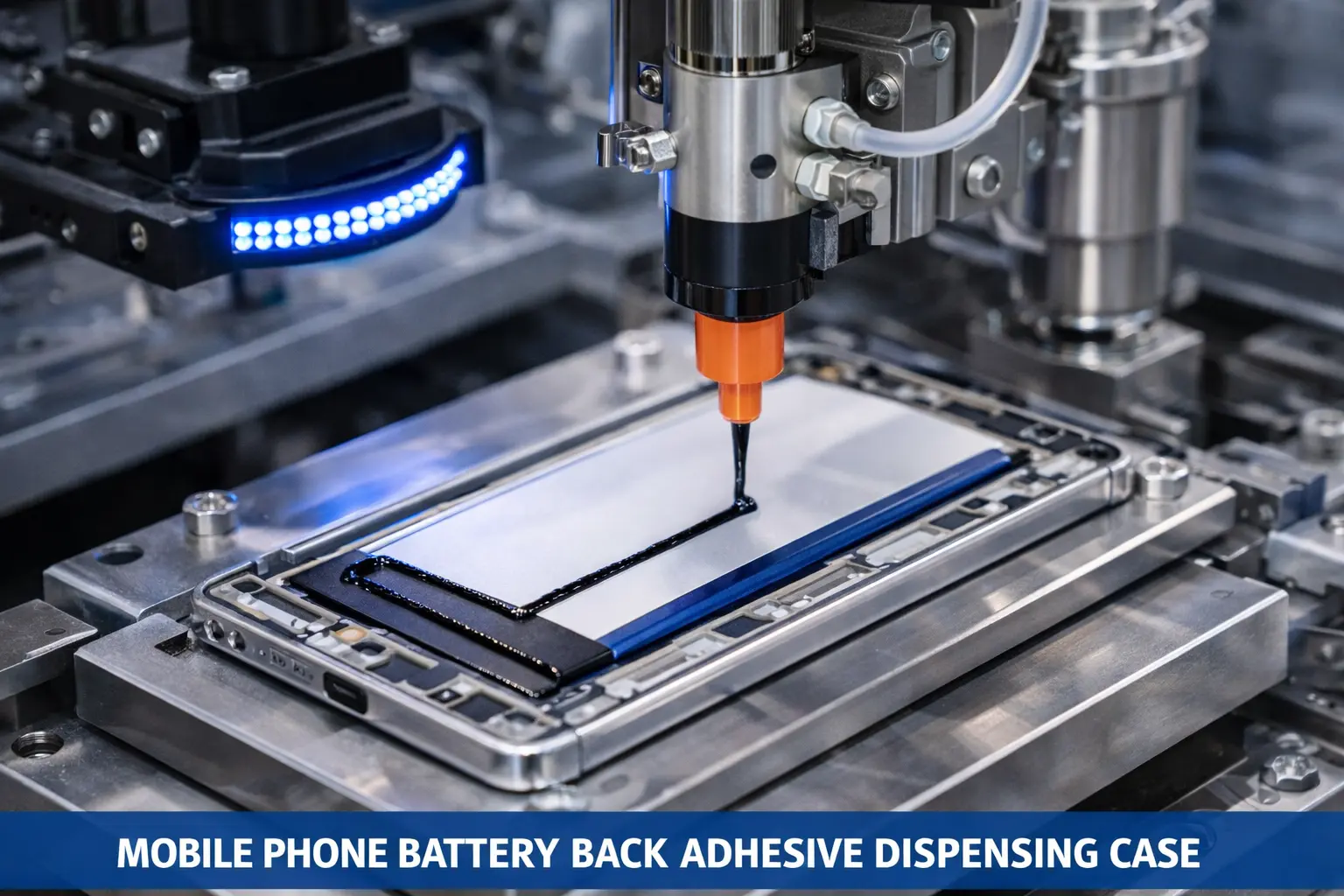 Mobile Phone Battery Back Adhesive Dispensing Case