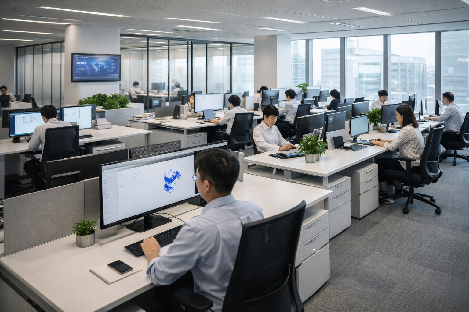 Sanco Biotech professional team members - skilled engineers at work