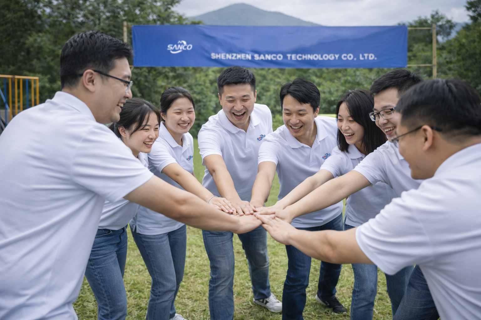 Sanco Biotech modern reception area and company headquarters