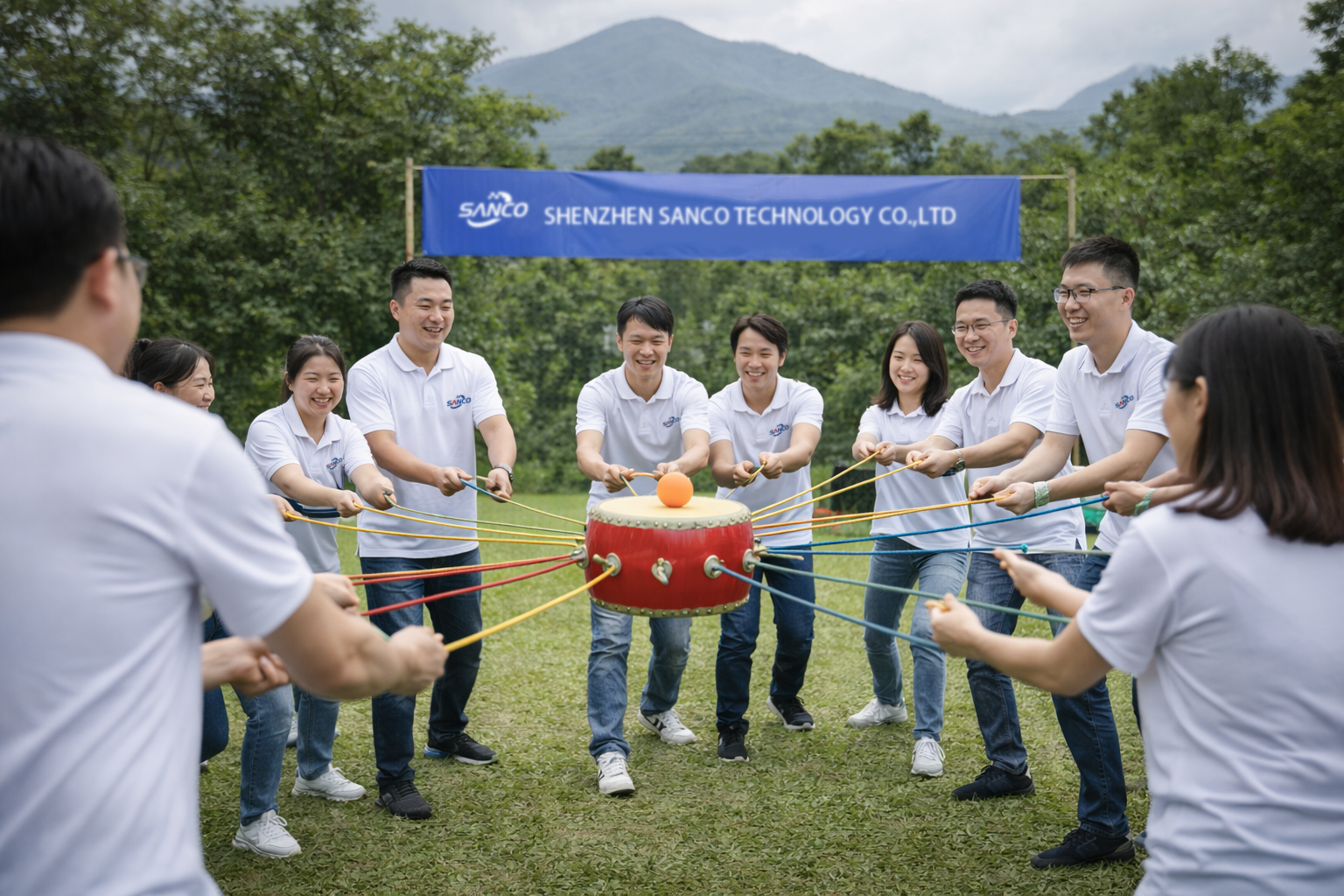 Sanco Biotech company event and team celebration